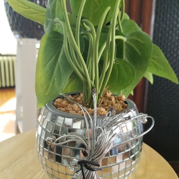 Disco Ball Faux Plant, New! - Picture 6 of 7